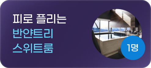 피로 플리는 반얀트리 스위트룸 1명